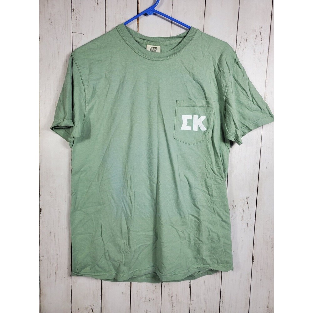 Comfort Colors Sigma Kappa Crewneck Shirt Men's Size Medium Recruitment 2021